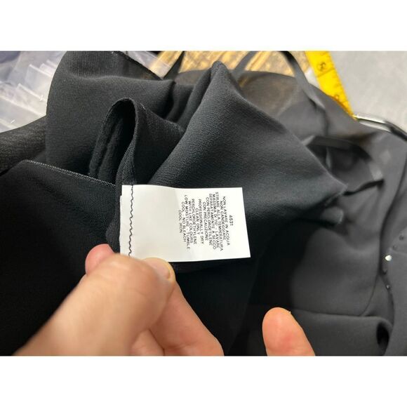 AEFFE Spa Black Tank Top Size 8 - Picture 5 of 5